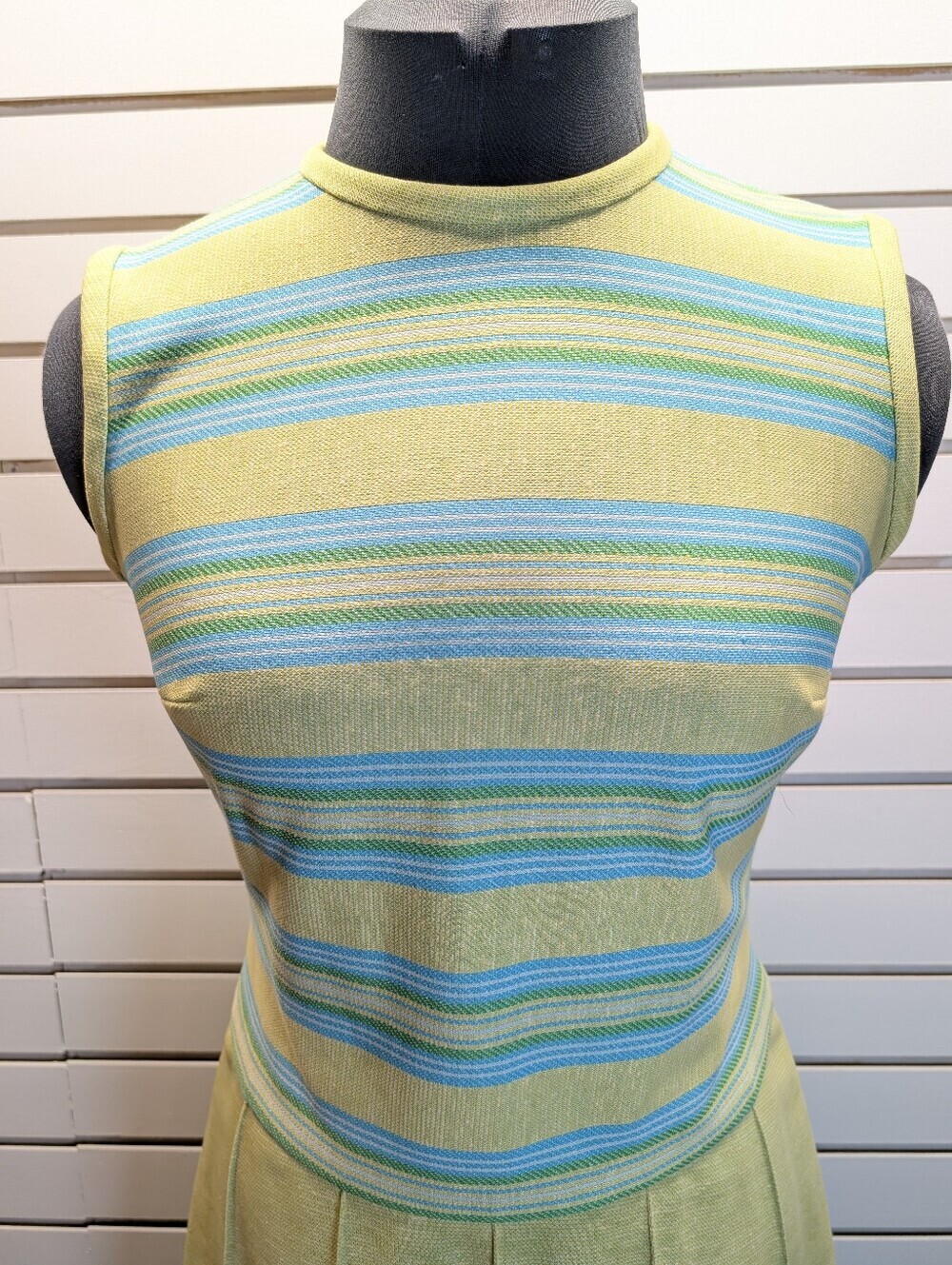 Vintage Sleeveless Stitch Pleat Tennis Dress Size M EUC - Picture 2 of 8